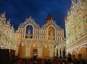 Luminarie in piazza Costadura